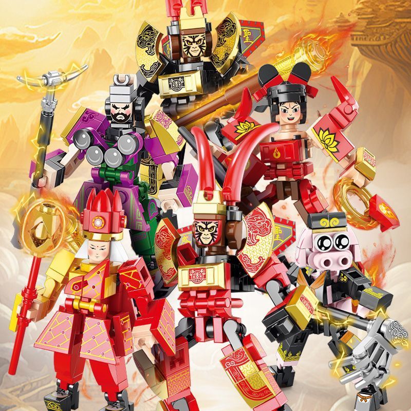 Tương thích Lego Brothers Hành trình đến các khối xây dựng dòng phía Tây Chèn Black Goku Son Goku Ta