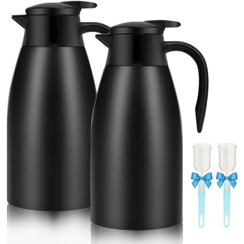 Carafe cà phê giữ nhiệt 68oz, Carafes cà phê bằng thép không gỉ để giữ nóng, Bình đựng trà cách nhiệ
