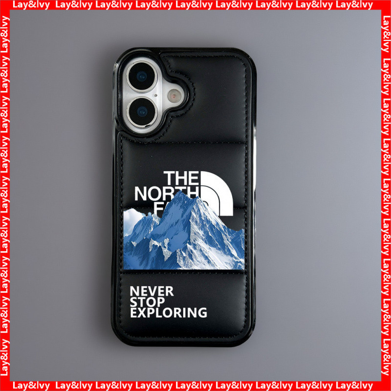 Street Classic TheNorthFace Snow Mountain Down Jacket Vỏ Điện Thoại Thích Hợp Cho iPhone 16 16ProMAX