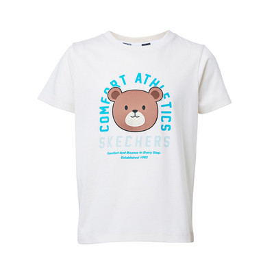 Áo Thun Tay Ngắn Bé Trai Skechers Comfort Athletic Short Sleeve Tee - SL424B657-OW02 Online Sale