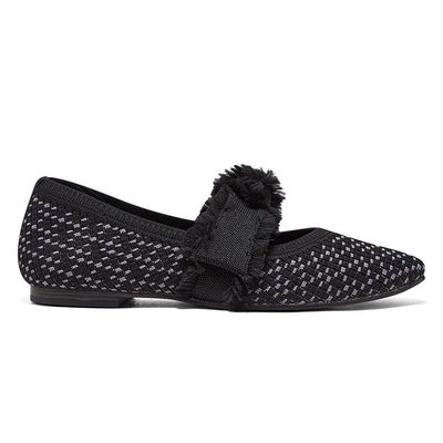 Giày Búp Bê Nữ Skechers Modern Comfort Cleo Snip - 158676-BLK Air-Cooled Memory Foam
