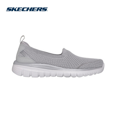 Giày Búp Bê Nữ Skechers Modern Comfort Graceful Breezestep - 100739-GRY Air-Cooled Memory Foam