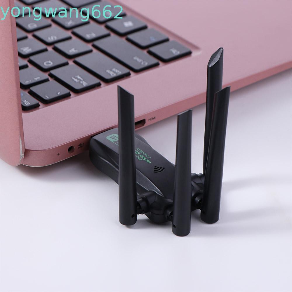 Bộ chuyển đổi USB WiFi6 băng tần kép JERON, AX900 Bluetooth 5.4 900Mbps WiFi Dongle, Kết nối ổn định