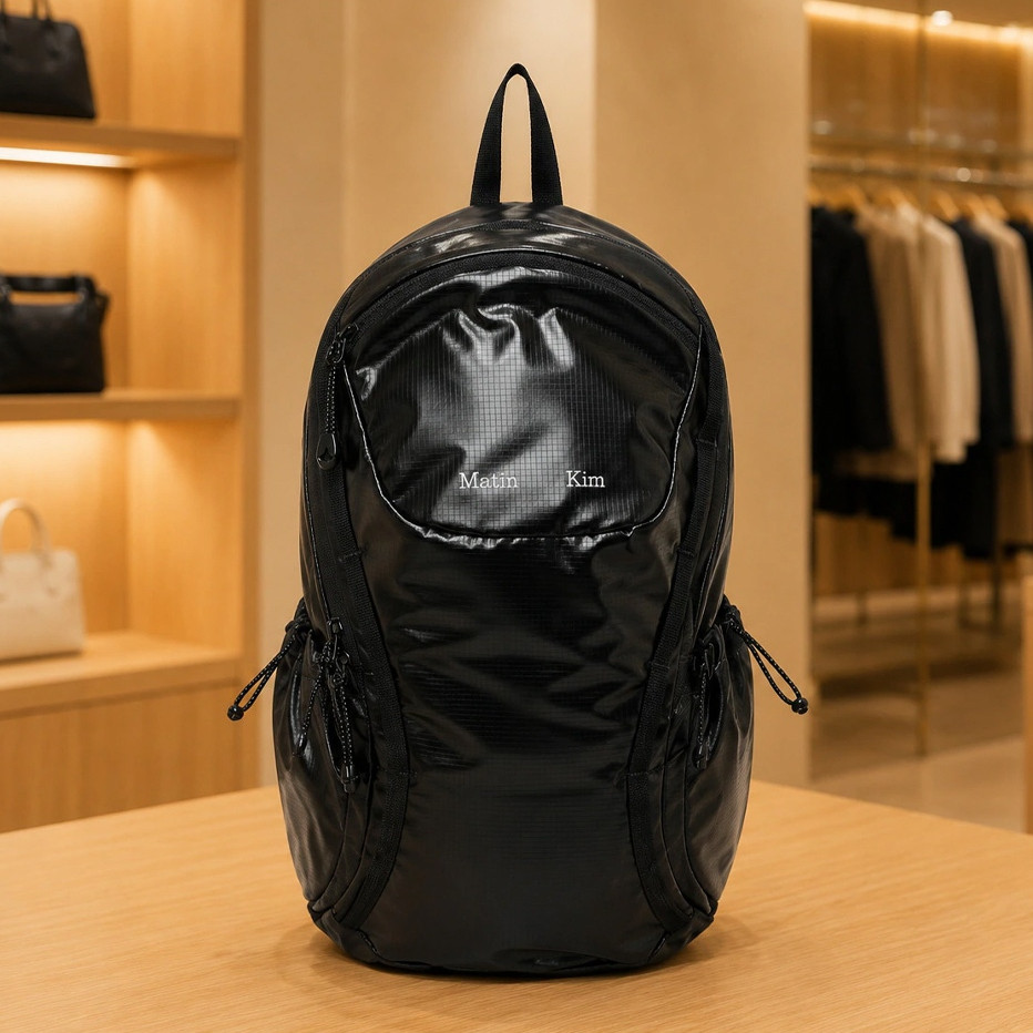 MATIN KIM AIRY BACKPACK ĐEN - TRẮNG