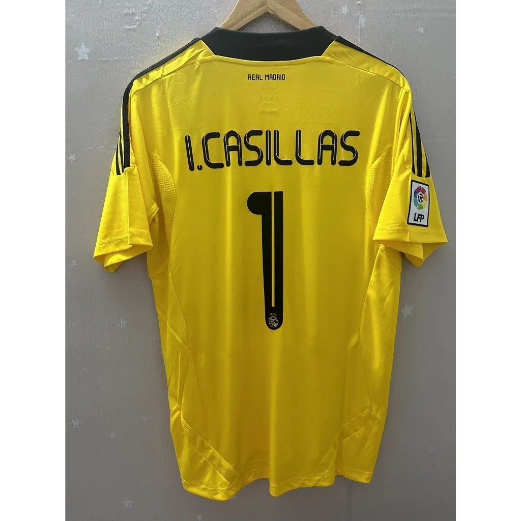 Mới Iker Casillas 11-12 Real Madrid Home Retro Jersey – Áo thun thủ môn tùy chỉnh chất lượng cao (Bộ