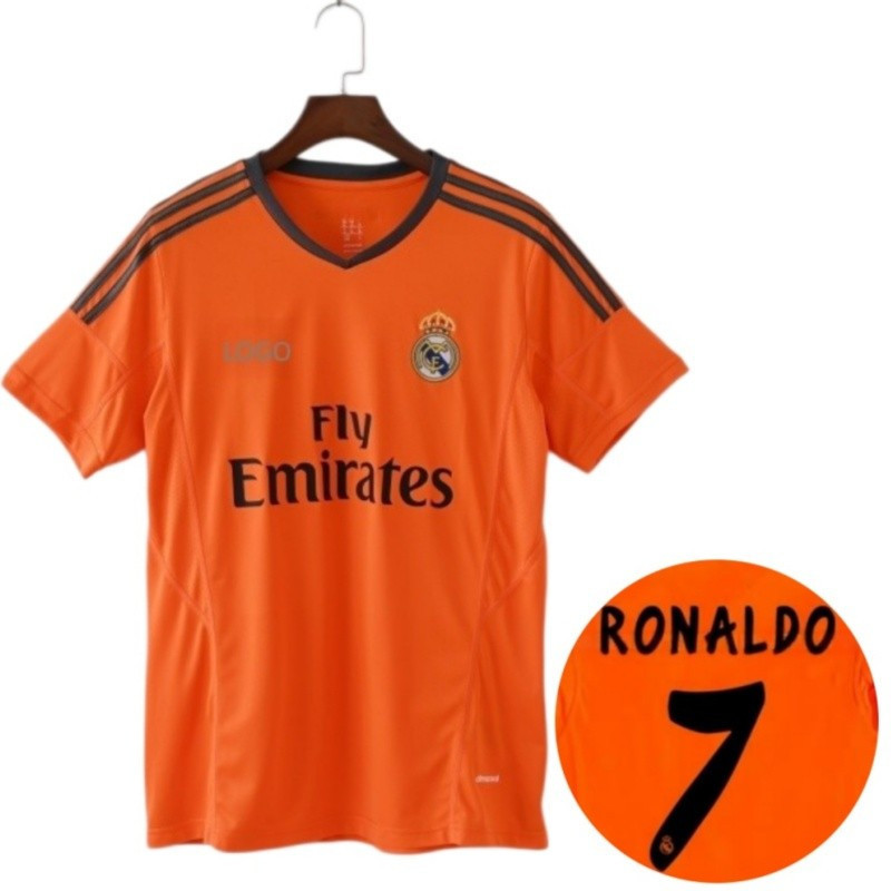 Áo thun bóng đá ngắn tay thứ ba của Real Madrid 2013 / 14 Real Madrid Retro Edition dành cho nam #7 