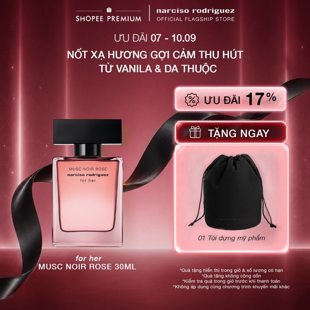 Nước Hoa Narciso Rodriguez Musc Noir Rose For Her Eau De Parfum 30ml