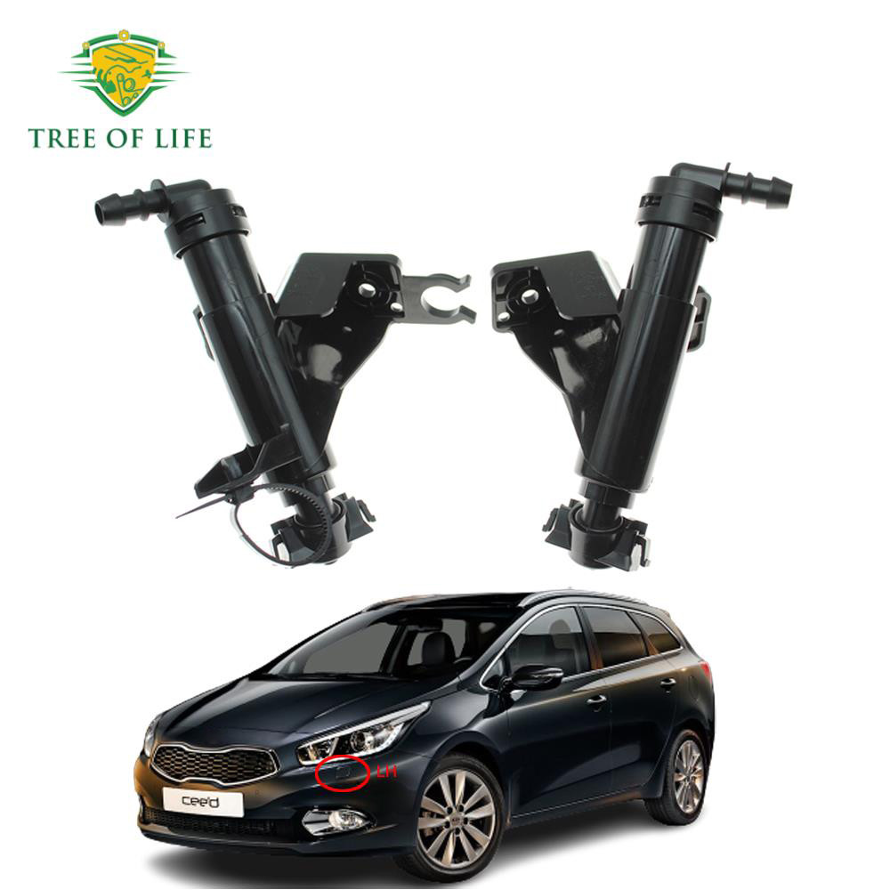 Đầu Trước Đèn Máy Giặt Xịt Vòi Làm Sạch Bơm Thiết Bị Truyền Động Phản Lực Cho KIA CEED 2012-2017 986