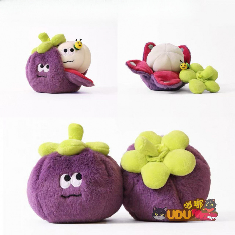 😍chính hãng😍 Xiaohongshu Cùng Phong Cách Caterpillar Mangosteen Mặt Dây Chuyền Sang Trọng Vui Vẻ Lột