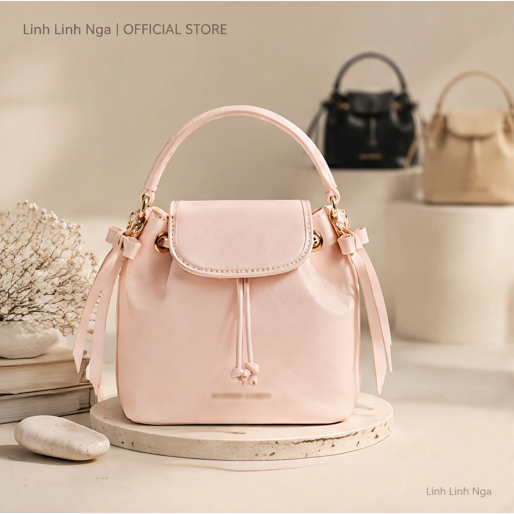 Túi Dalia Bow Top Handle Bag - CK2-50271785 chính hãng đủ bill