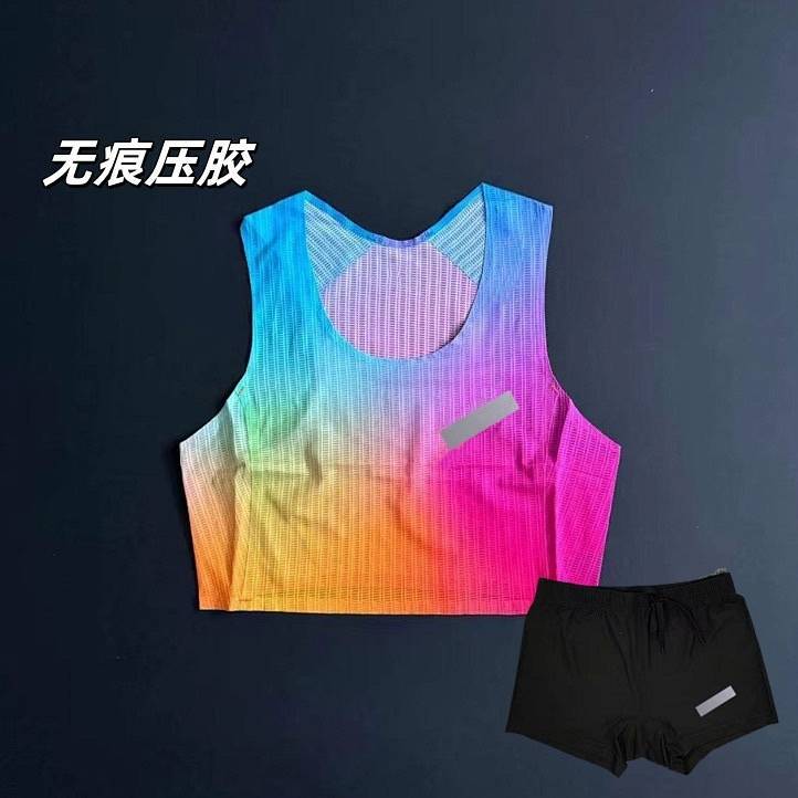 [Activity Price] Outdoor Running Vest Antibacterial Quick-Drying Top New Super Light Marathon Shirt 