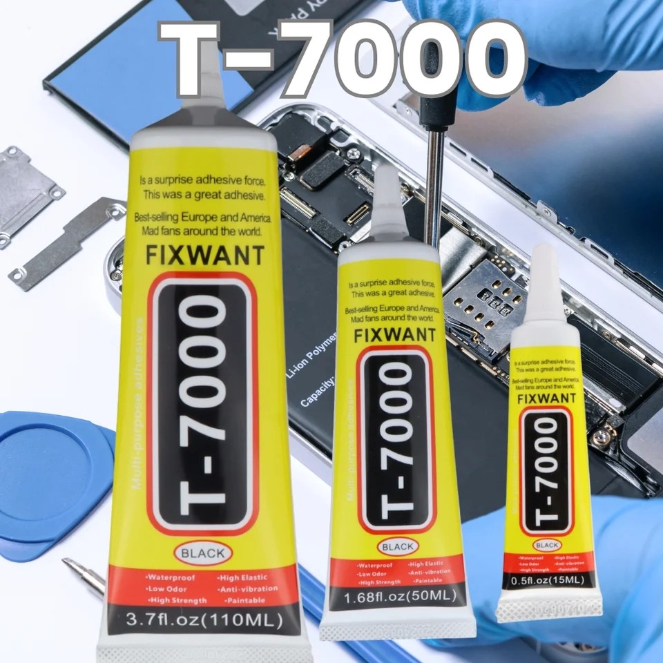 Keo trang sức B7000 để làm, 15ML Keo trong suốt cho kim cương đính đá, vải, Super B-7000 đa năng