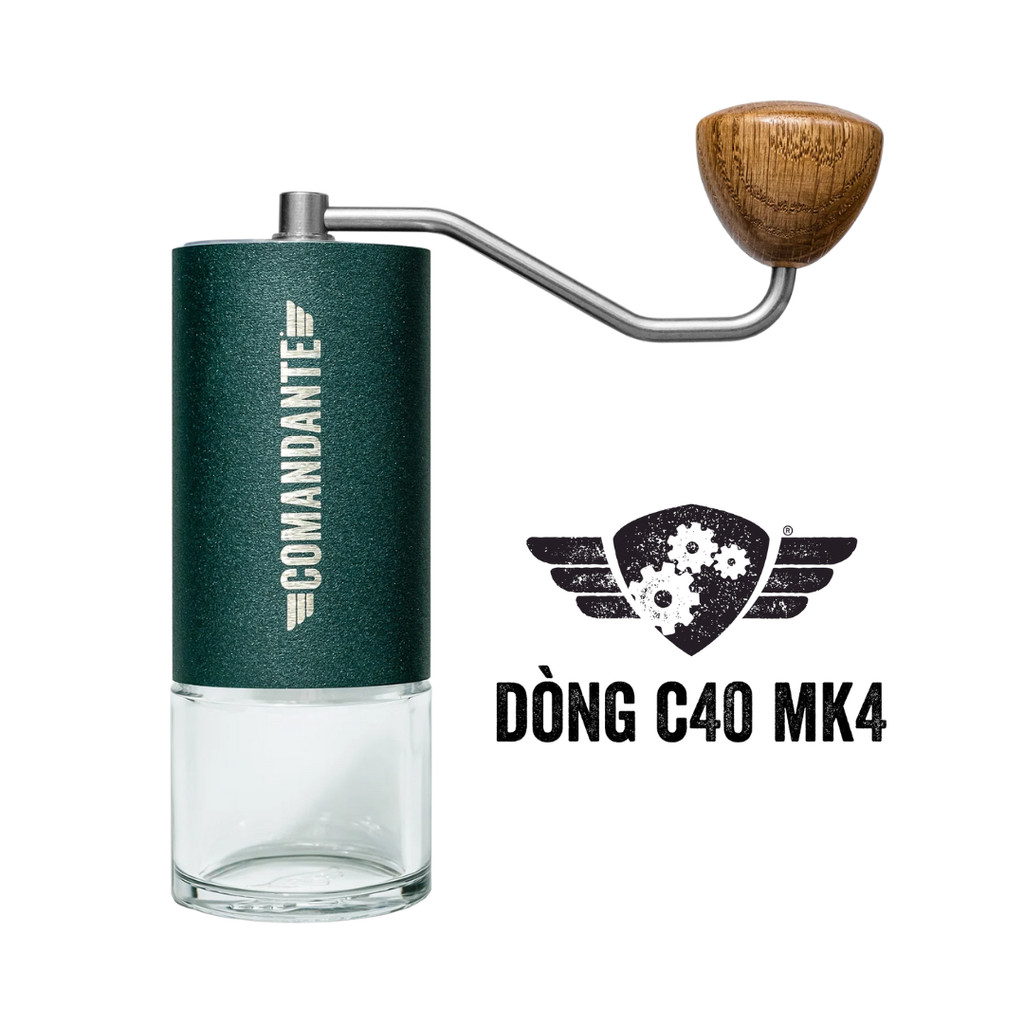 Cối Xay Cà Phê Comandante Grinder C40 MK4 Nitro Blade Racing Green - Made In Germany