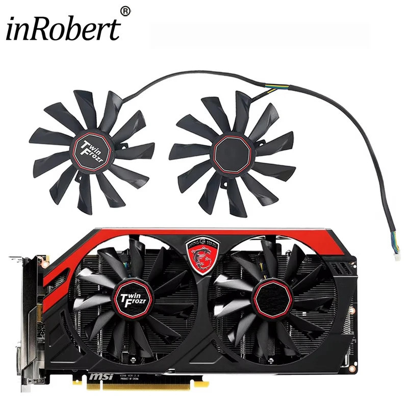 IiNew PLD10010B12HH 95MM 4Pin GTX 780Ti 780 750Ti 660 760 Quạt Card Đồ Họa Cho MSI R9 290X 280X 270X