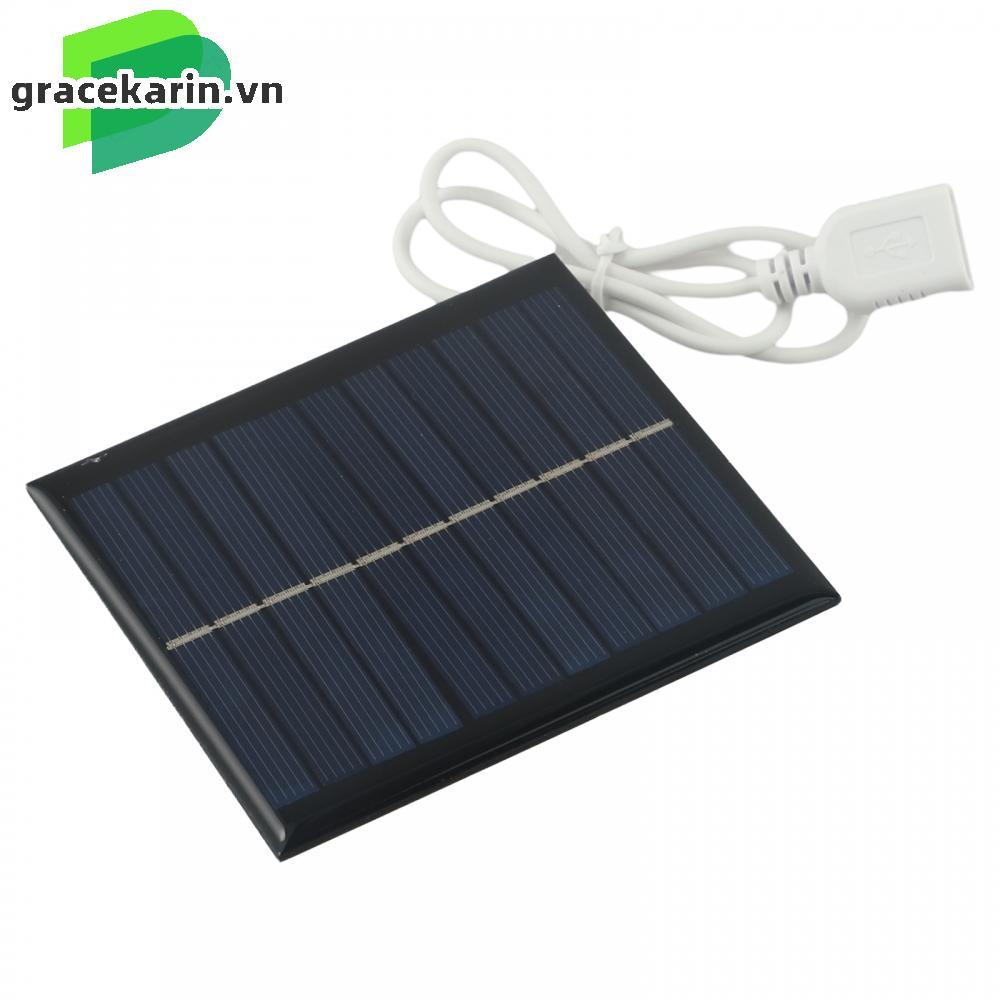 Low Light Resistant Solar Charger for 3 7V5V Battery 5W 5 5V USB Solar Panel
