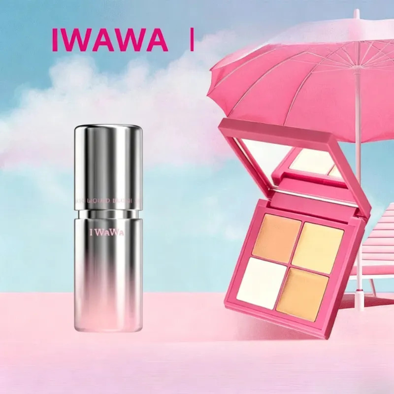 Iwawa Liquid Blush Concealer Soft Sheen Formula Transfer Resistance Mild Không gây kích ứng Làm sáng