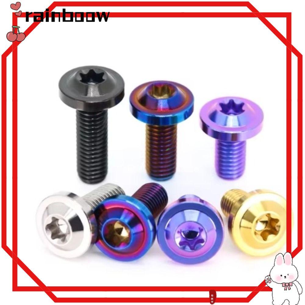 Vít đầu Torx RAINBOW, Bu lông titan M6x10 M6x15, có đầu Torx M6x20 Vít titan