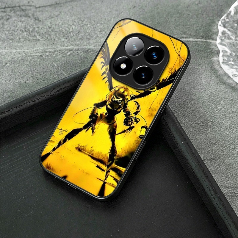 Murder Drone 06 Vỏ Điện Thoại Kính Cho Xiaomi Redmi Note 11 12 13 14 15 Poco X5 X6 X7 X8 Pro 14T 15T