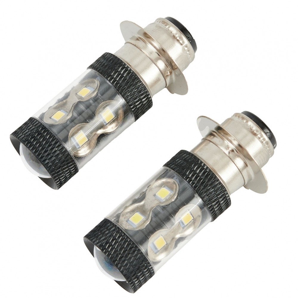 Đèn Pha LED 2 Bộ Phận Thay Thế 6000K H6M 1200LM 12V-24V Trắng Mới