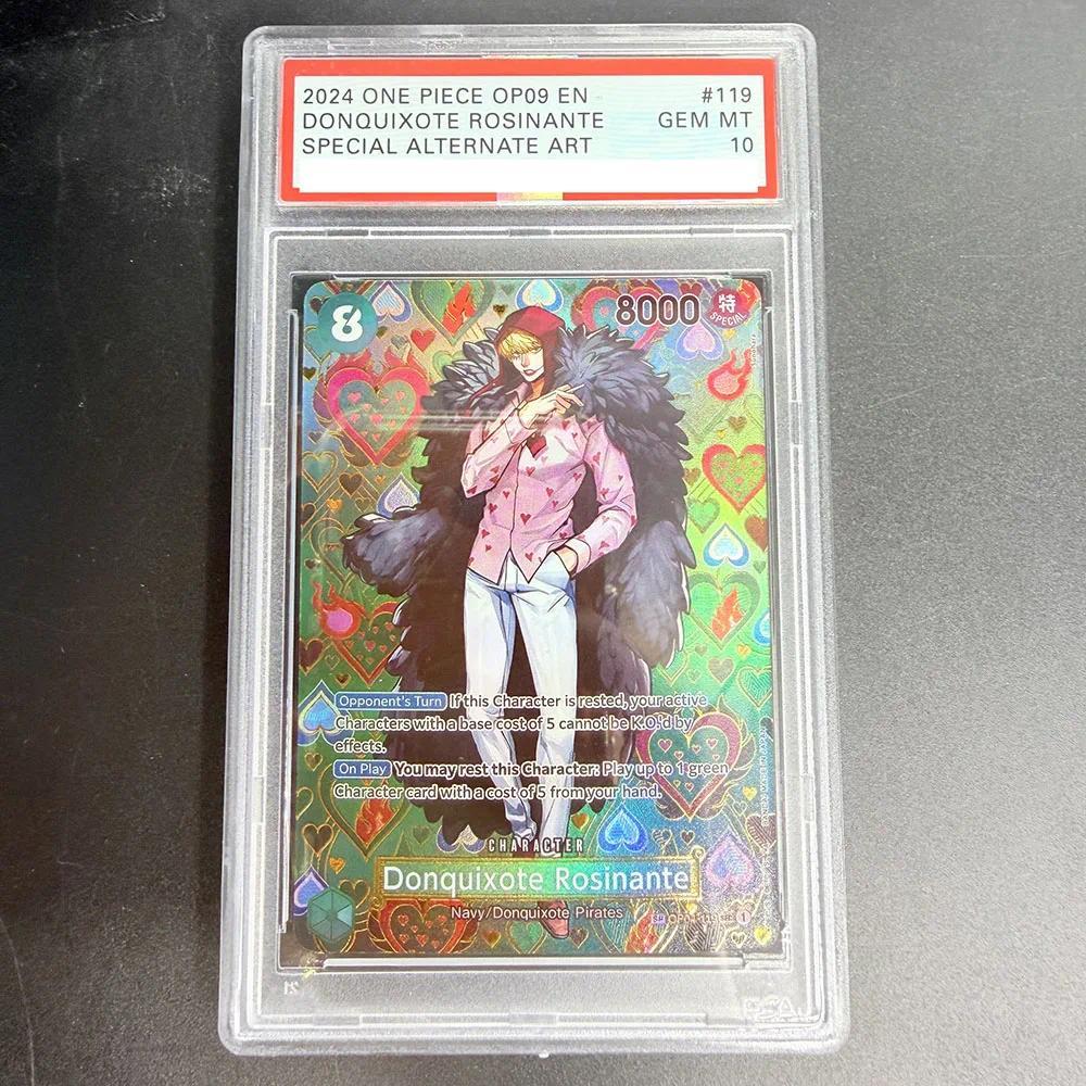 Thẻ đánh giá PSA10 DIY ONE PIECE 2024 OP09 EN DONQUIXOTE ROSINANTE OP04-119 Bộ sưu tập Thẻ sao chép 