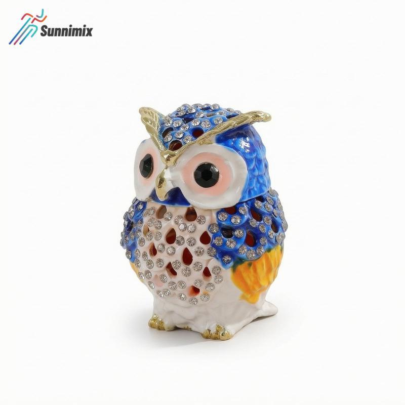Hộp đựng đồ trang sức Sunnimix Bejeweled Hộp trang trí trang trí trang trí cho phụ nữ, bé gái, trang