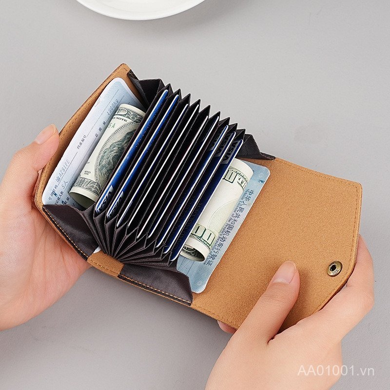 Lớp Đầu Tiên Da Bò Organ Thẻ Đựng Thẻ Unisex Kinh Doanh Đựng Thẻ Túi Tài Liệu Da Thật Thẻ Tín Dụng P