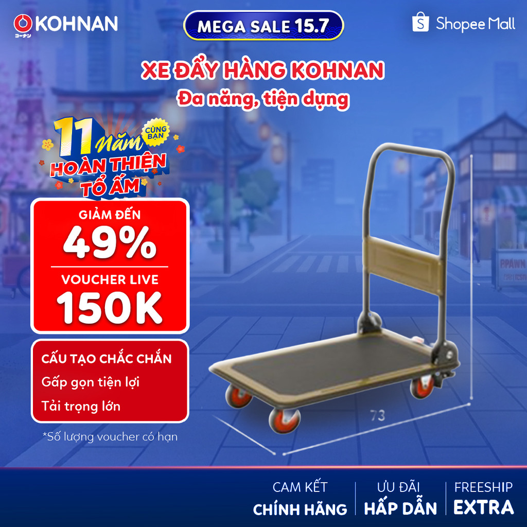 Xe Đẩy Hàng KOHNAN Đa năng, tiện dụng
