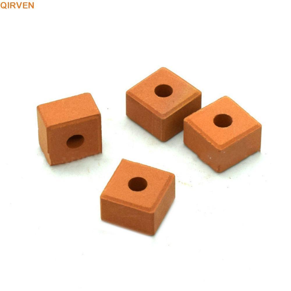Mô hình gạch mini thật QIRVEN, Đồ chơi gạch giả DIY bền màu đỏ, Gạch mini tỷ lệ 1 / 12 Mini nhỏ 1 / 