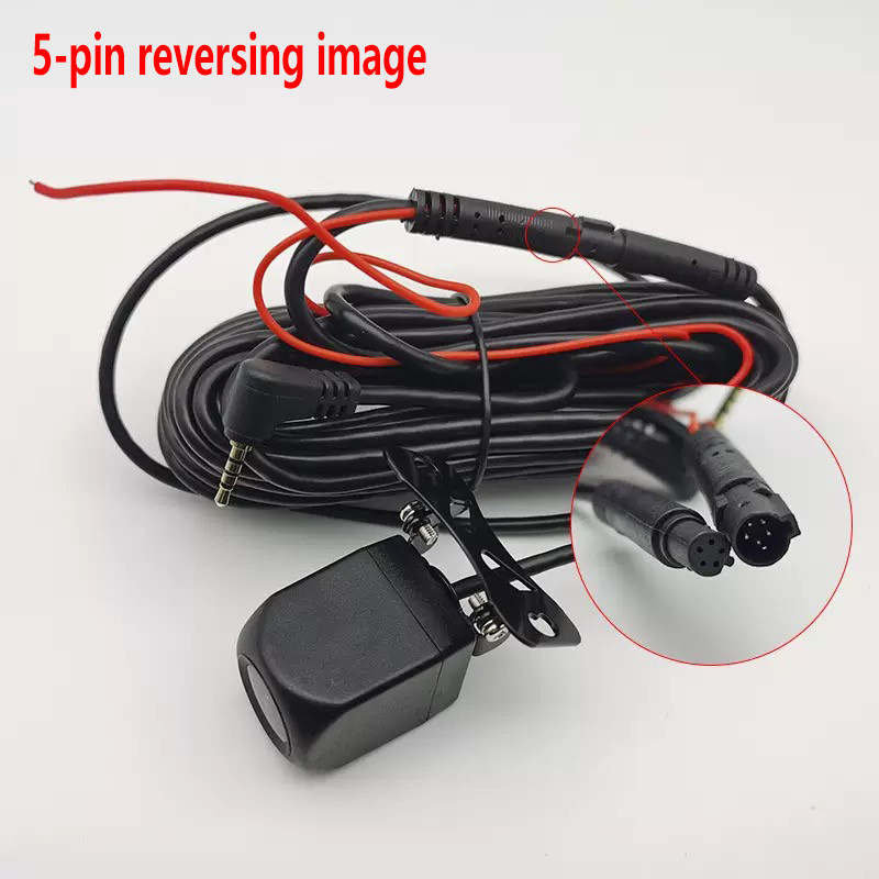 Camera ô tô 5 chân phát trực tuyến phương tiện camera sau HD plug-in starlight tầm nhìn ban đêm came