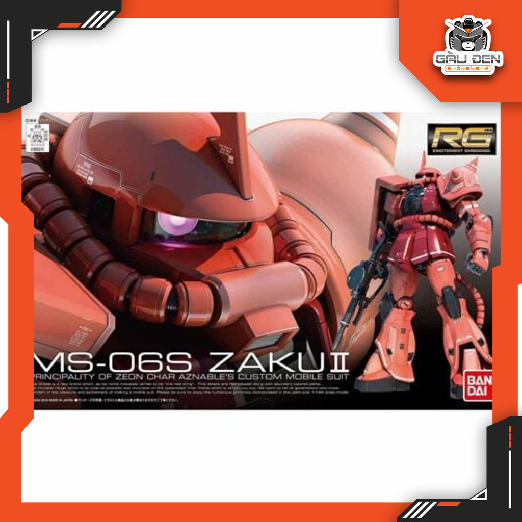 RG 1/144 MS-06S Zaku II - Char Aznable Custom