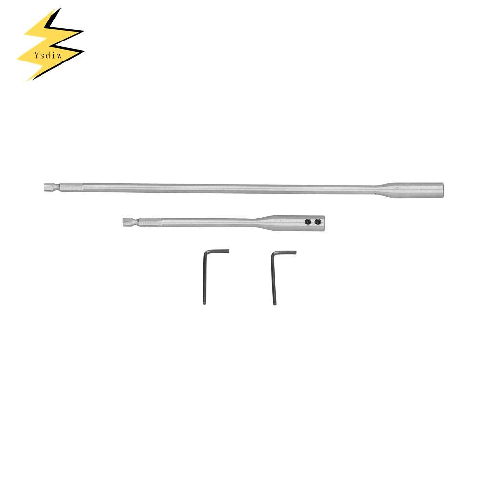 YSIW 4 Bit Spade Gỗ, Chuôi lục giác 1 / 4in Chiều dài 6 inch / Mở rộng mũi khoan dài 12 inch, Chiều 