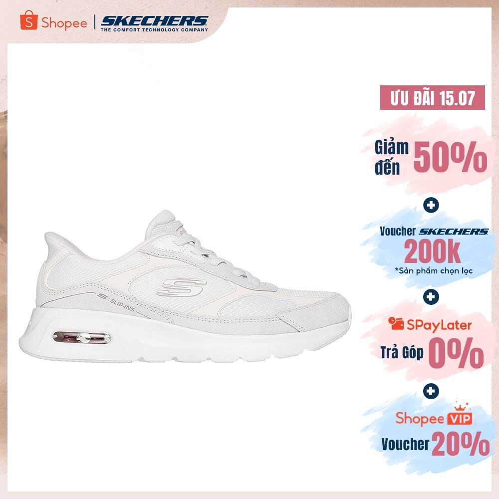 [ĐỘC QUYỀN ONLINE] Giày Thể Thao Nữ Skechers Slip-ins Sport Skech-Air Court Retro Wave- 150079-WNT O