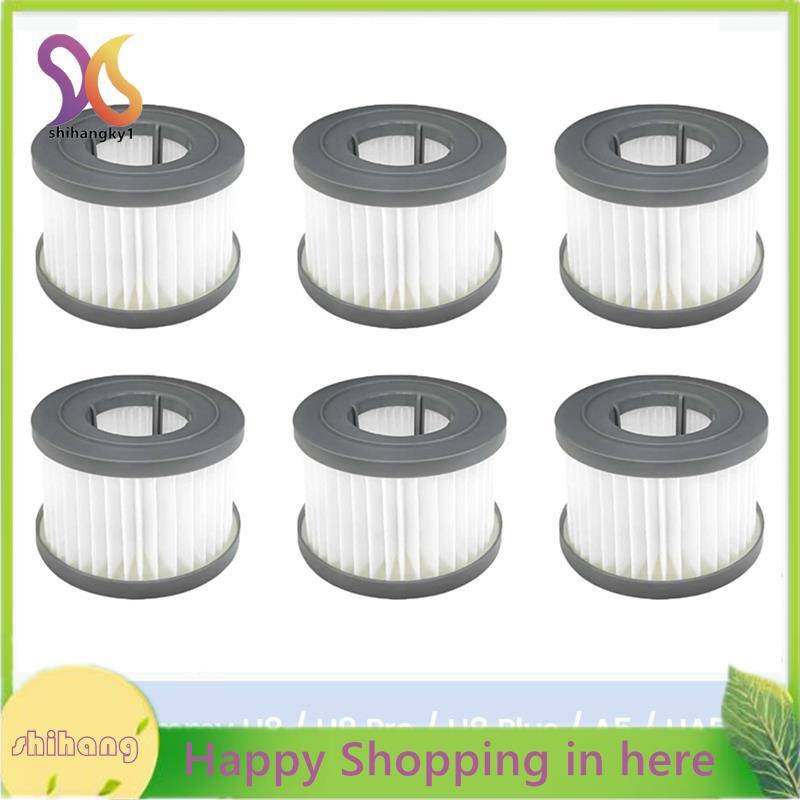 6 Bộ Lọc Hepa Thay Thế Cho H8 / H8 Pro / H8 Plus / A5 / HA5 Máy Hút Bụi Một Phần