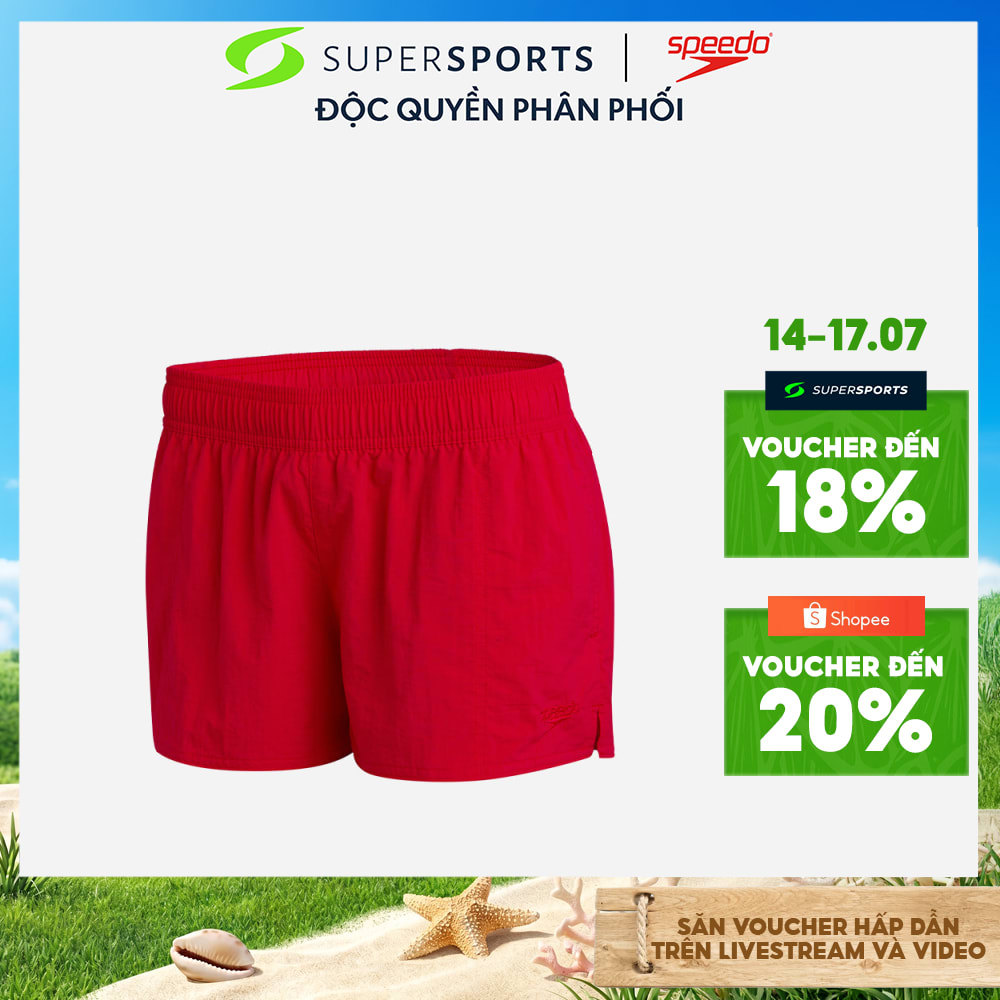 Quần Bơi Nữ Speedo Fed Red - Đỏ - 8-125386446