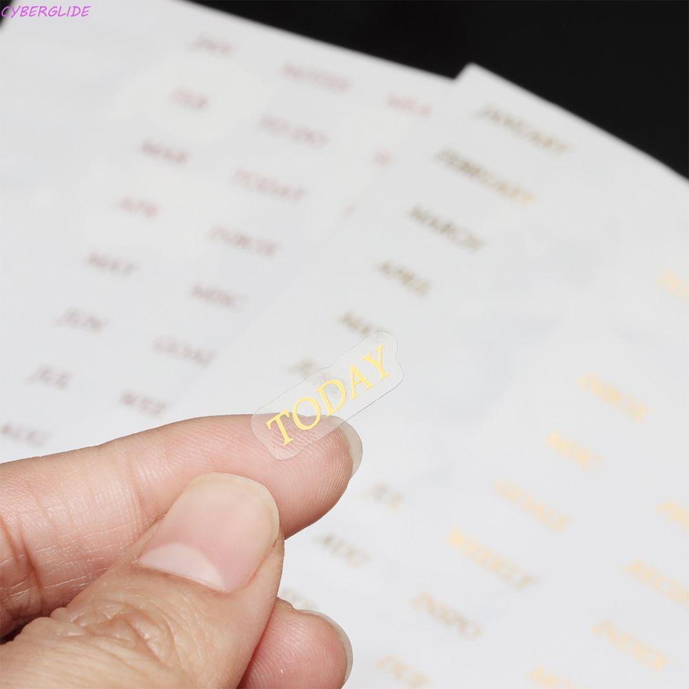 CYBERGLIDE Binder Index Dividers Văn phòng phẩm PVC Notebook Sticker Separator Trang cho A5 / A6 Not