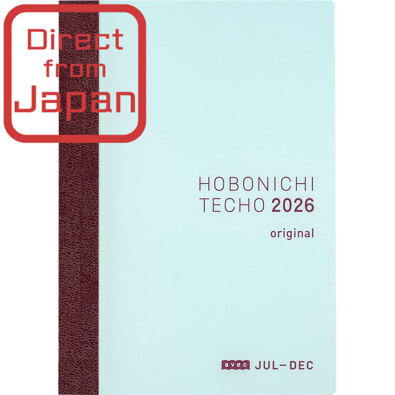 Hobonichi Techo 2026 Original Body avec [A6/1 Page per Day (Late Version Only)/July/Monday Start]