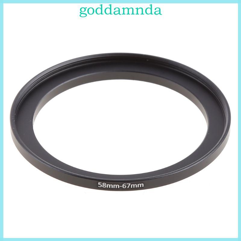 GODD Metal 58mm-67mm Step Up Filter Lens Ring Adapter 58-67 mm 58 đến 67 Bước