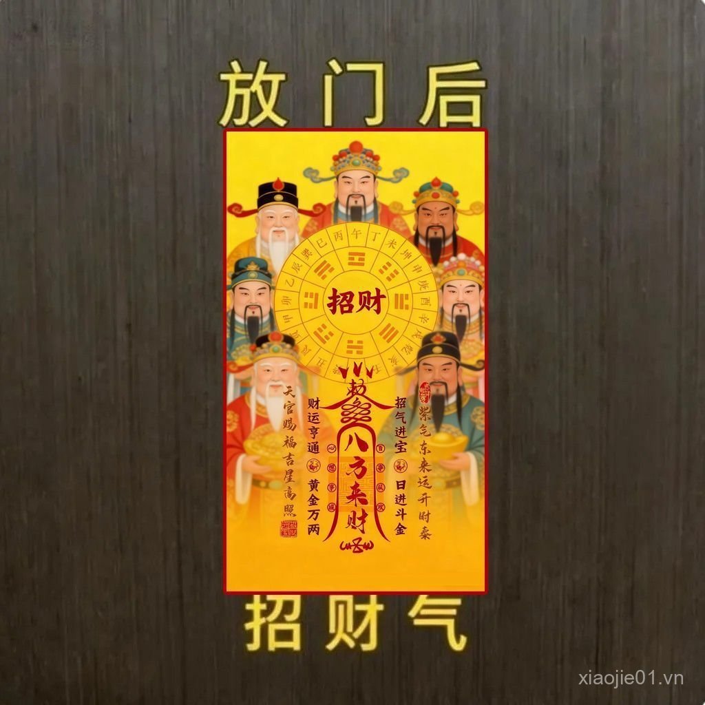 Đồ trang trí Bafang Shop Money Fortune Do Business Sticker Money Comes to Gather Money Door Part Mon