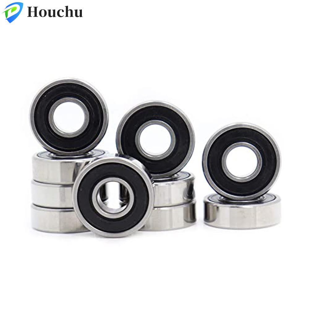 HOUCHU Vòng bi xe đạp Rãnh sâu Phụ tùng xe đạp Vòng bi thu nhỏ 6000RS Cao su Niêm phong Phụ kiện xe 