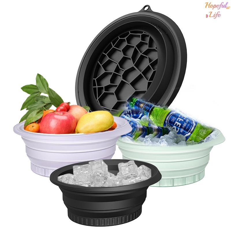 [HLS] Bát Lớn Cho Mặt Tắm Đá Có Thể Gập Lại Bát Tắm Đá Bát Silicon Cho Nhúng Mặt Ice Bath Ice Bath T