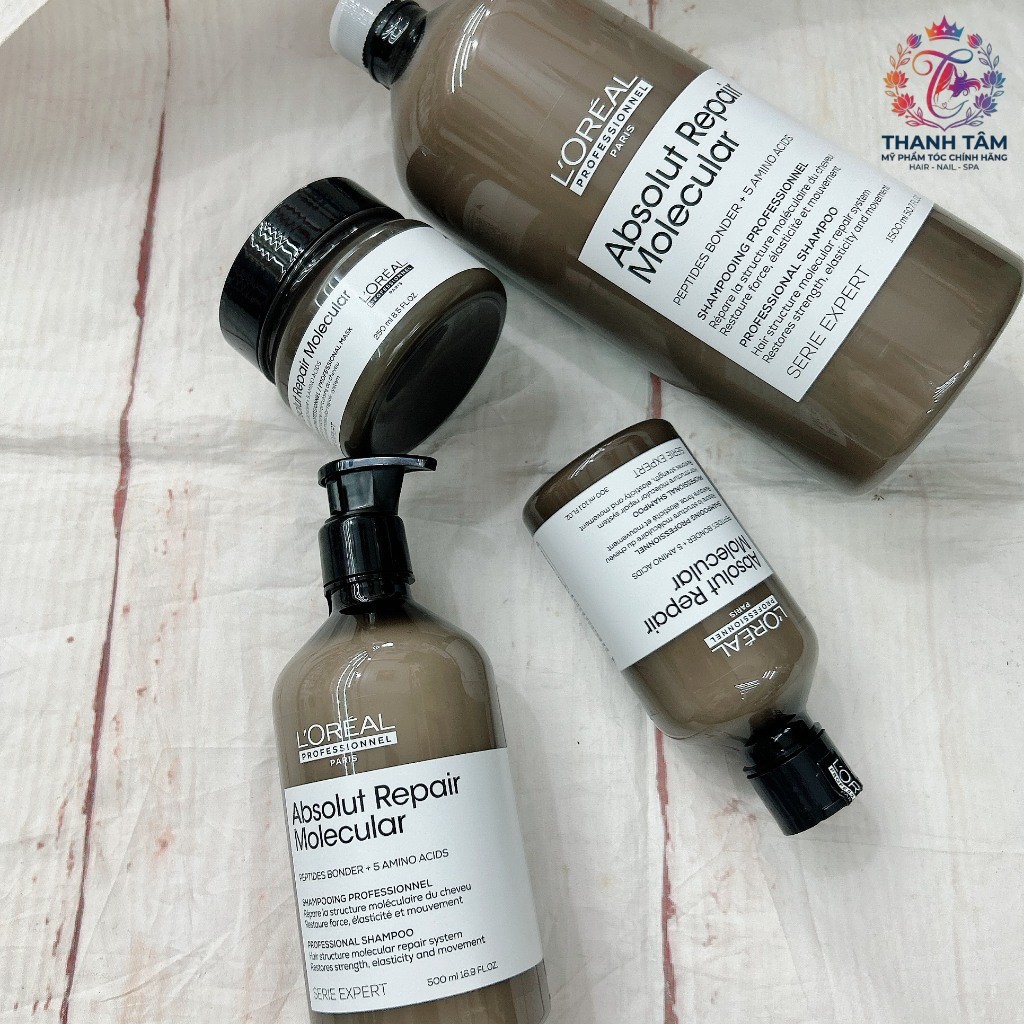 Dầu Gội Siêu Phục Hồi Cấp Phân Tử Loreal Professionnel Absolut Repair Molecular ( full size ) . TT