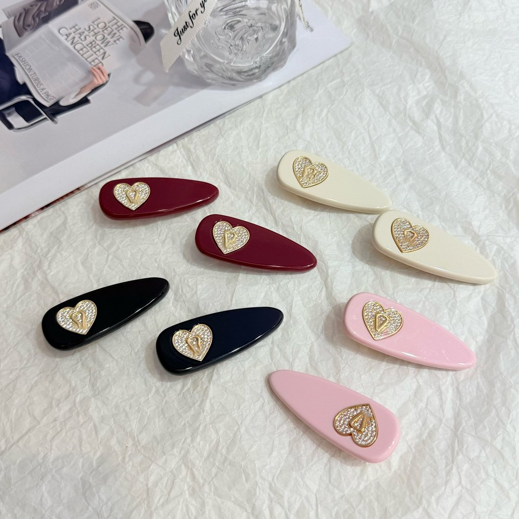 FRDF Letter hair clips, bangs clips, left and right side matching hairpins, new hair accessories, ha