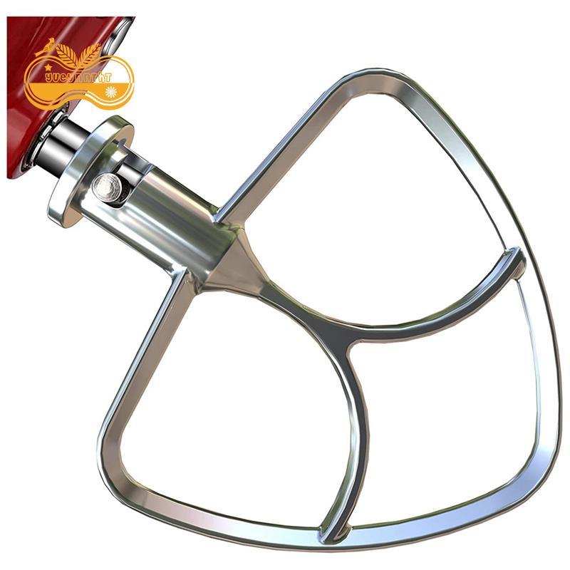 Thép không gỉ Flat Beater Đính kèm Flat Beater cho 4.5-5QT Stand Mixer Phụ kiện thay thế, Không phủ,