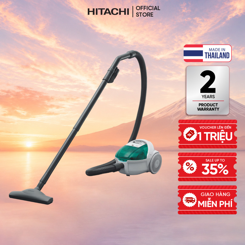 Máy hút bụi Hitachi có túi công suất 1600W CV-BF16 - Bảo hành 24 tháng