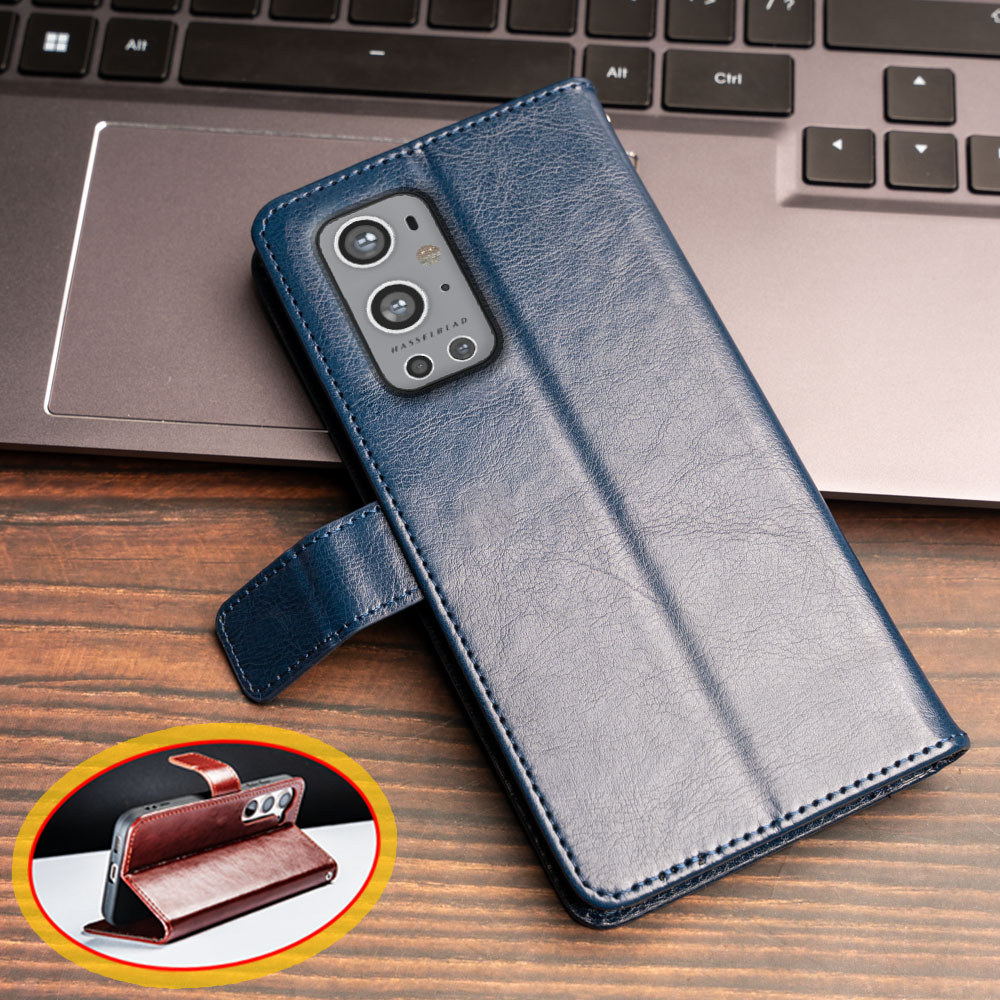 Dành Cho OnePlus 9 Pro LE2121 LE2125 LE2123 LE2120 LE2127 Vintage Cổ Điển Ví Da Flip Notebook Bao Từ