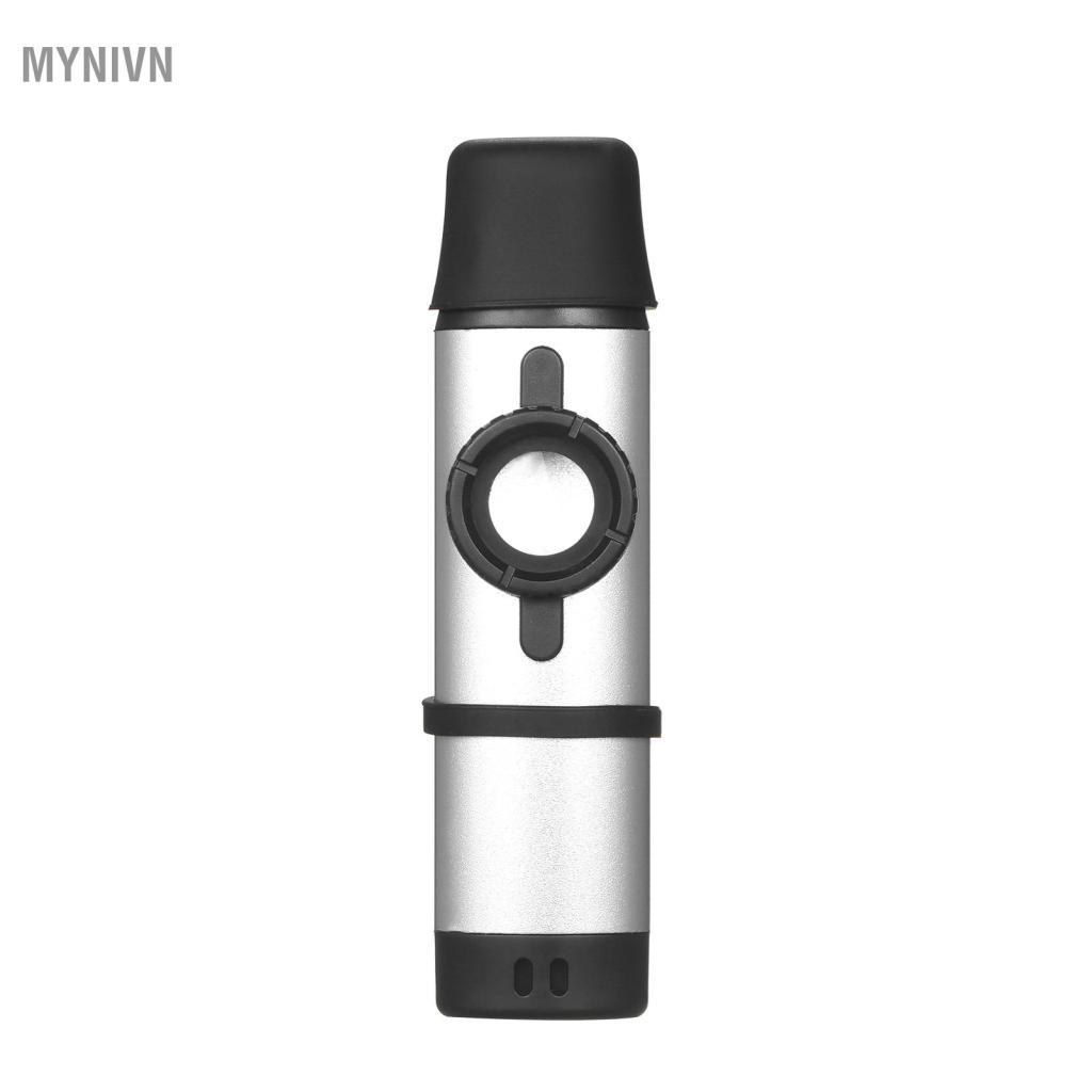 mynivn Hợp kim nhôm Kèn Kazoo SIUKE Nhạc cụ gió gỗ dành cho người mới bắt đầu Kèn kazoo bạc