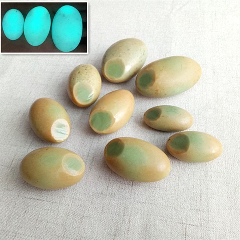 Đá phát sáng tự nhiên Sao băng Ngọc trai phát sáng Đá thô Fluorite Fluorite Đá phát sáng Đá thô Ánh 