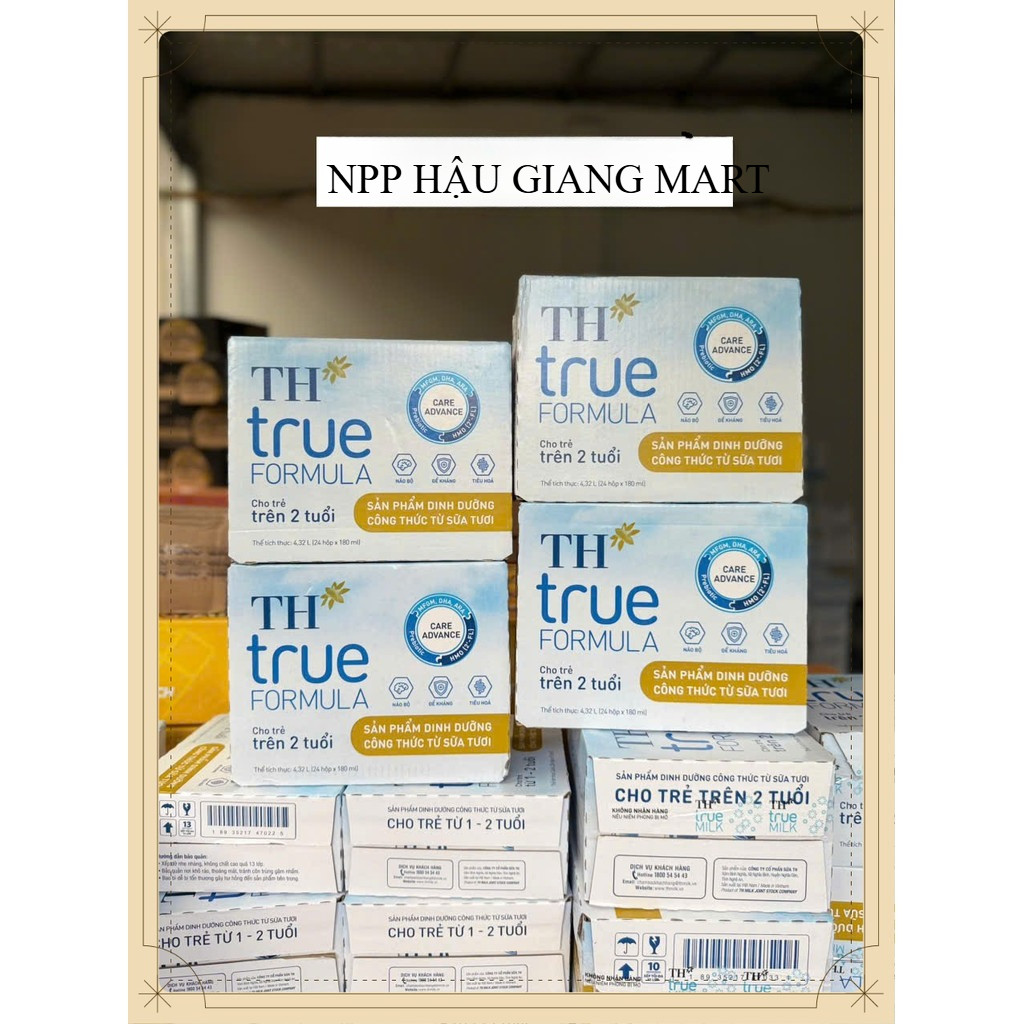 Thùng Sữa Dinh Dưỡng Công Thức TH true FORMULA milk Cho Trẻ 1-2 Tuổi 110ml (24 Hộp)