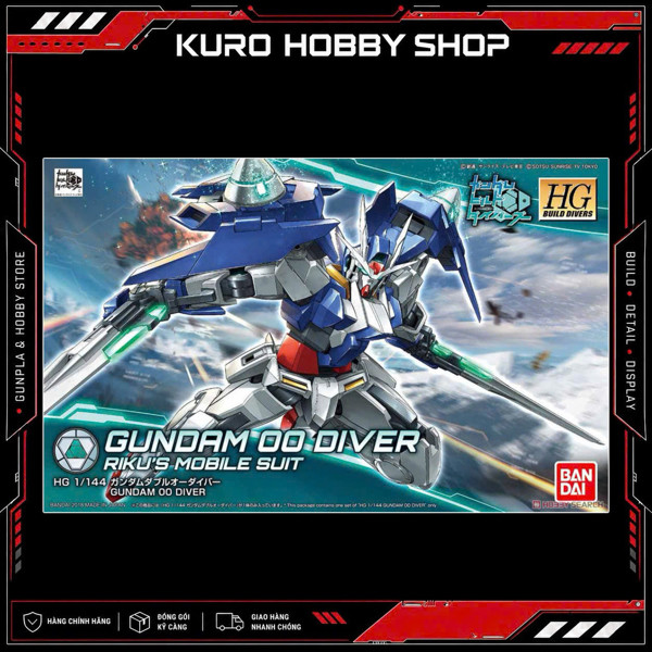 HGBD 1/144 Gundam 00 Diver - Mô hình lắp ráp Bandai