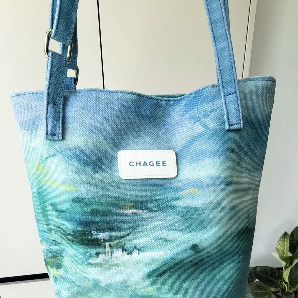 ((Hàng mới về) Bawang Tea Ji Bucket Bag Anhui Limited Hàng hóa Bucket Bag Túi xách Shop Nhẹ Mori Sty